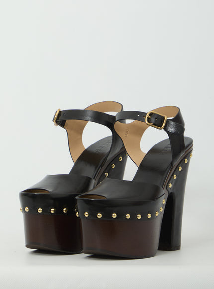 Chloe Meret Platform Clogs Sandals