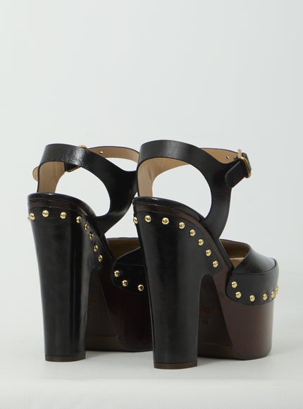 Chloe Meret Platform Clogs Sandals