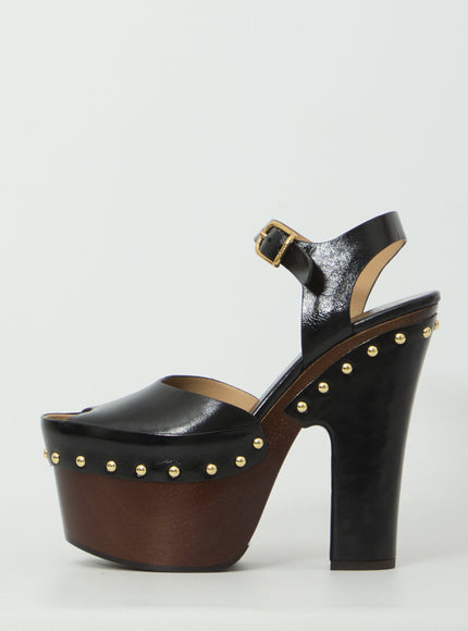 Chloe Meret Platform Clogs Sandals