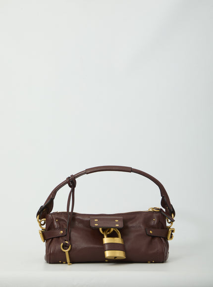 Chloe Small Paddington Bag With Shoulder Strap QT Brown