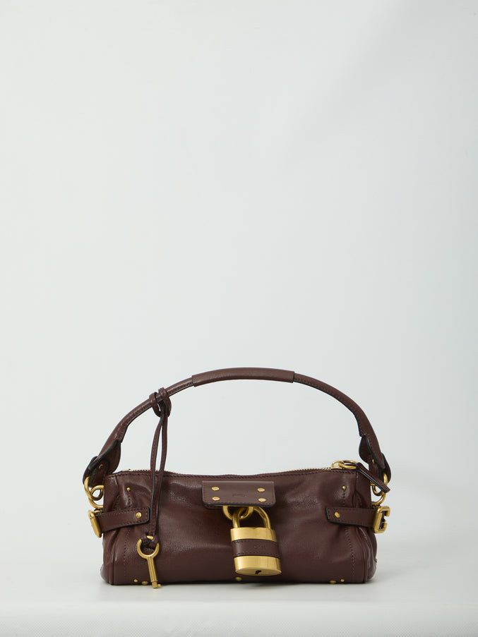 Chloe Small Paddington Bag With Shoulder Strap QT Brown