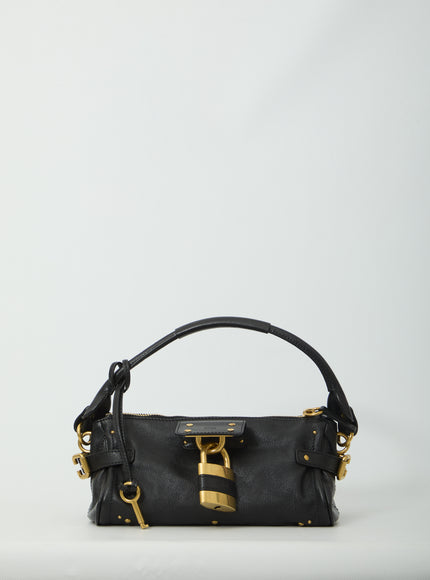 Chloe Small Paddington Bag With Shoulder Strap QT Black