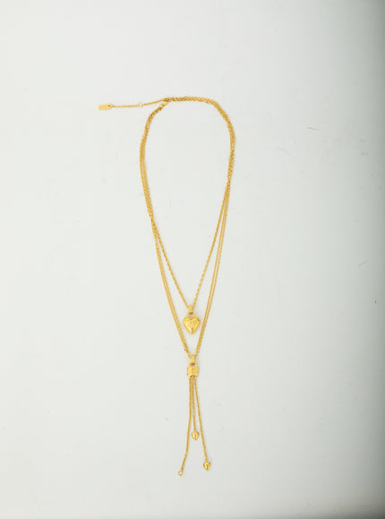 Chloe Chloé Mini Paddington Necklace QT Gold