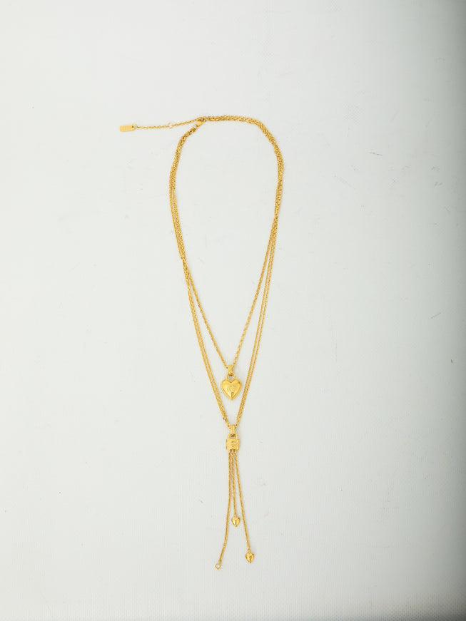 Chloe Chloé Mini Paddington Necklace QT Gold