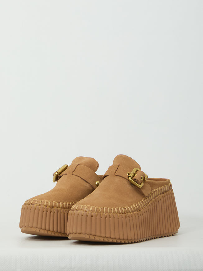 Chloe Nama Platform Mules