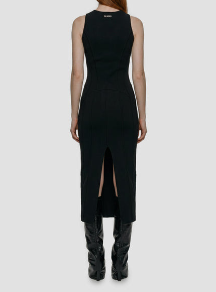 The Attico Sculptural Midi Dress
