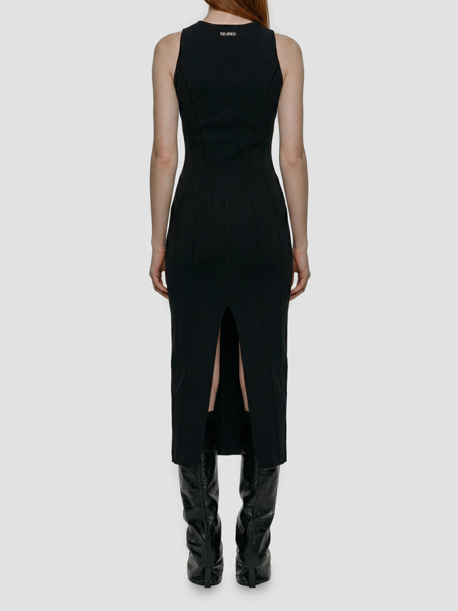 The Attico Sculptural Midi Dress