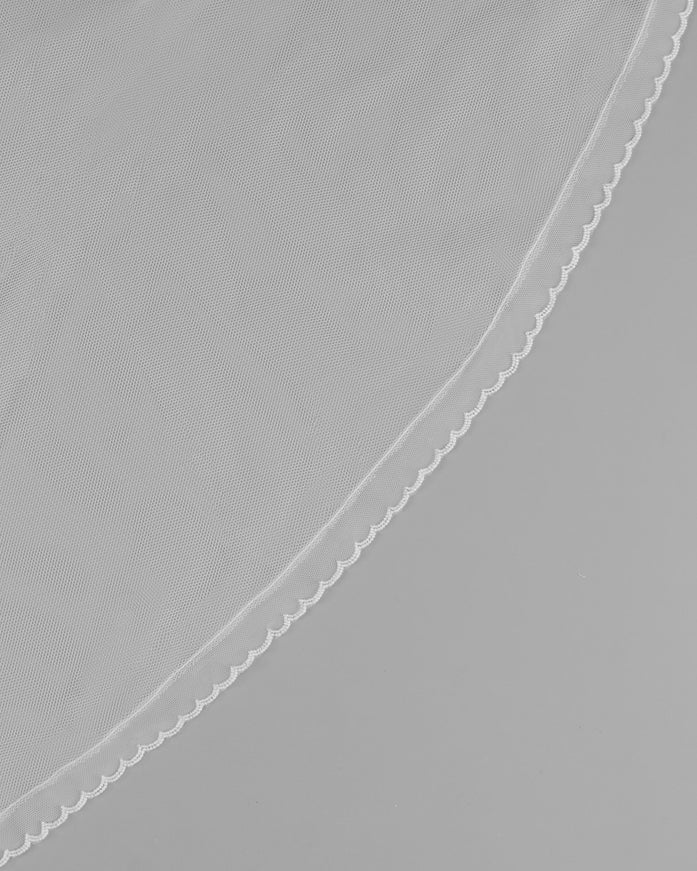 Rosa Clará Couture Scalloped Edge Tulle Bridal Veil