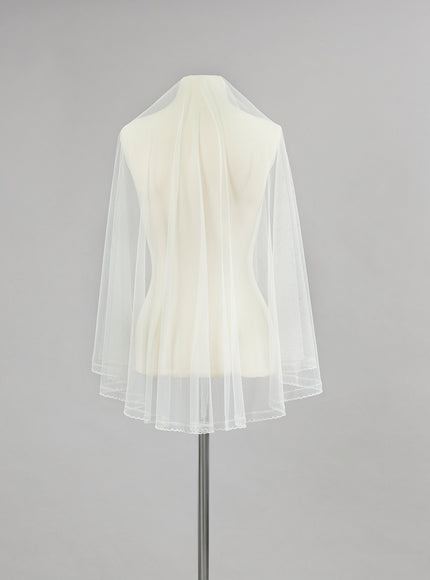 Rosa Clará Couture Scalloped Edge Tulle Bridal Veil