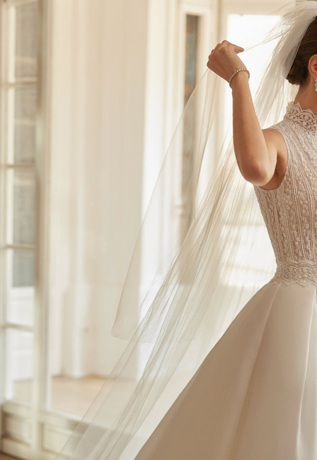 Rosa Clará Couture Princess Wedding Veil