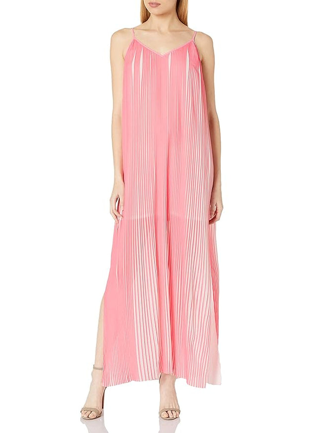 Amanda Uprichard Two-Tone Accordion Dress