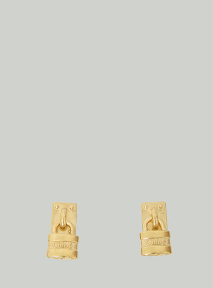 Chloe Chloé Mini Paddington Earrings QT Gold