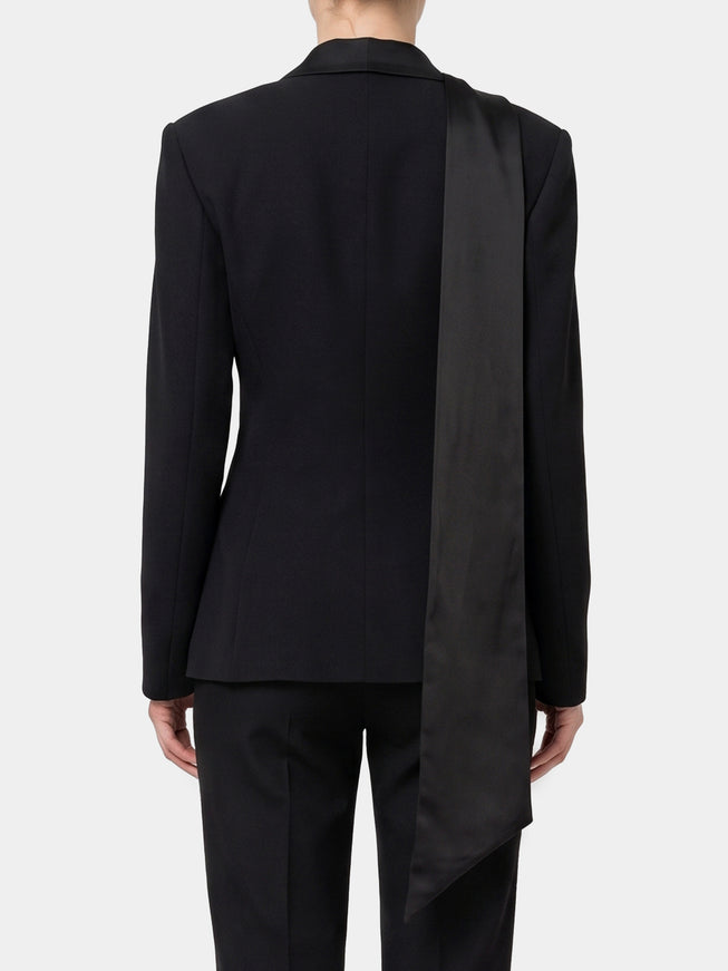 The Attico Single-breasted Tuxedo Jacket