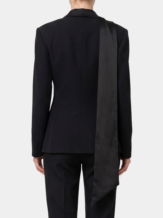 The Attico Single-breasted Tuxedo Jacket