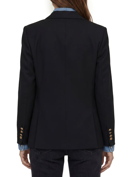 Golden Goose Double-breasted Blazer In Wool Gabardine