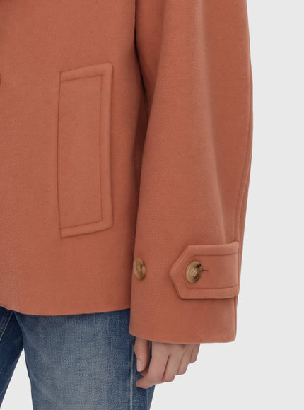 Chloe Oversized Short Wool Coat