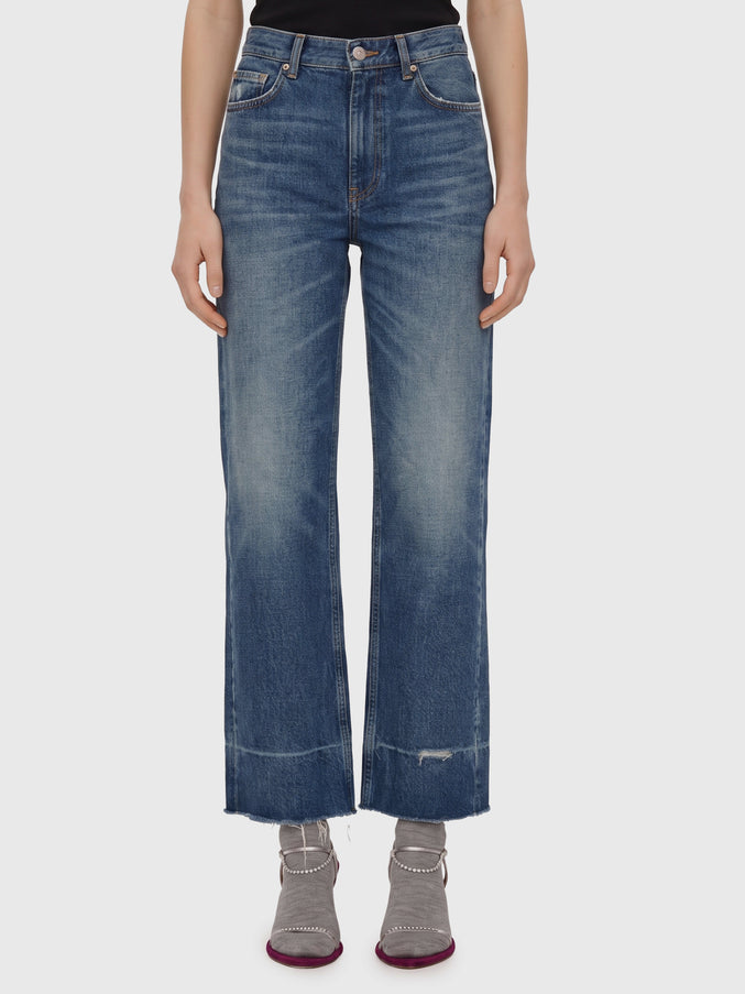 Chloe Bootcut Denim Jeans Blue