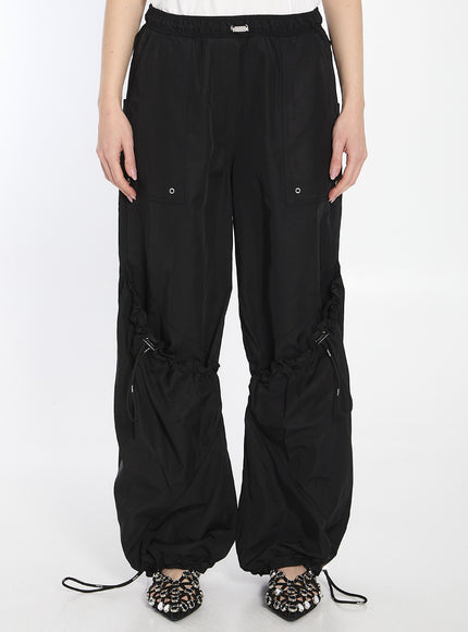 The Attico Oversize Trousers Black
