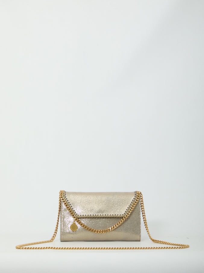 Stella Mccartney Falabella Wallet On Chain Crossbody Bag QT Gold