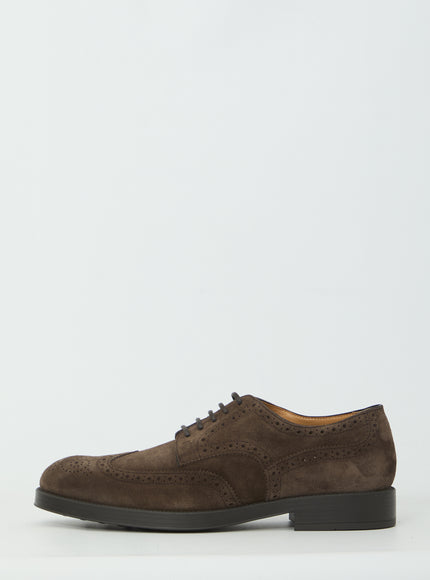 Tod's Lace-up Suede Shoes