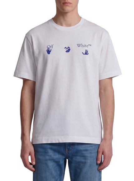 Off White Bacco Arrow Skate T-shirt White