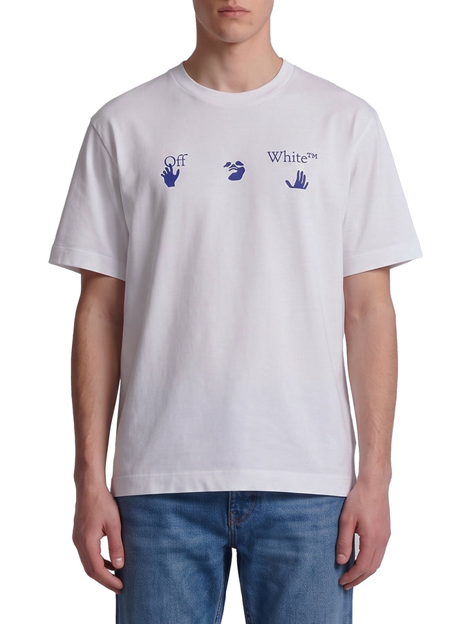 Off White Bacco Arrow Skate T-shirt White