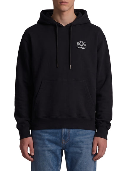 Off White Offline Half Arrow Skate Hoodie Black