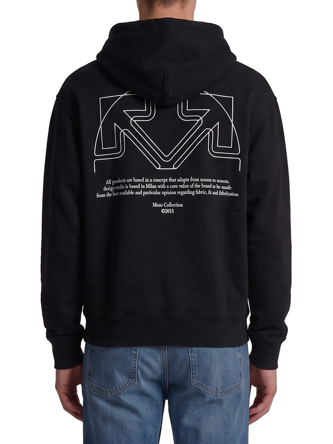 Off White Offline Half Arrow Skate Hoodie