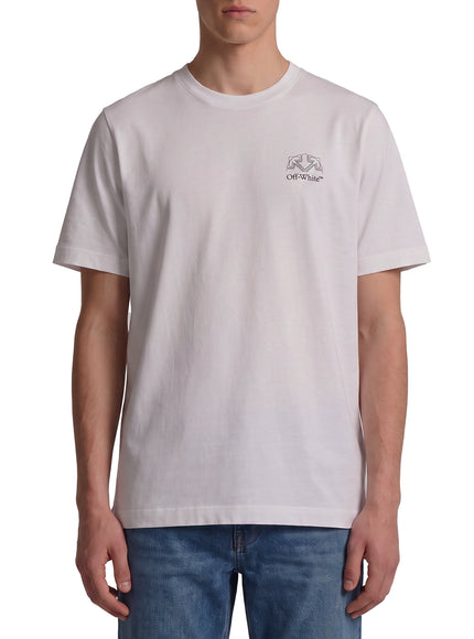 Off White Offline Half Arrow Skate T-shirt White