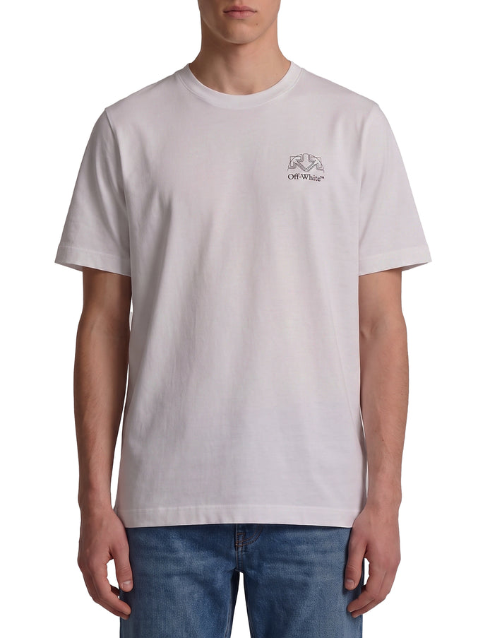 Off White Offline Half Arrow Skate T-shirt White