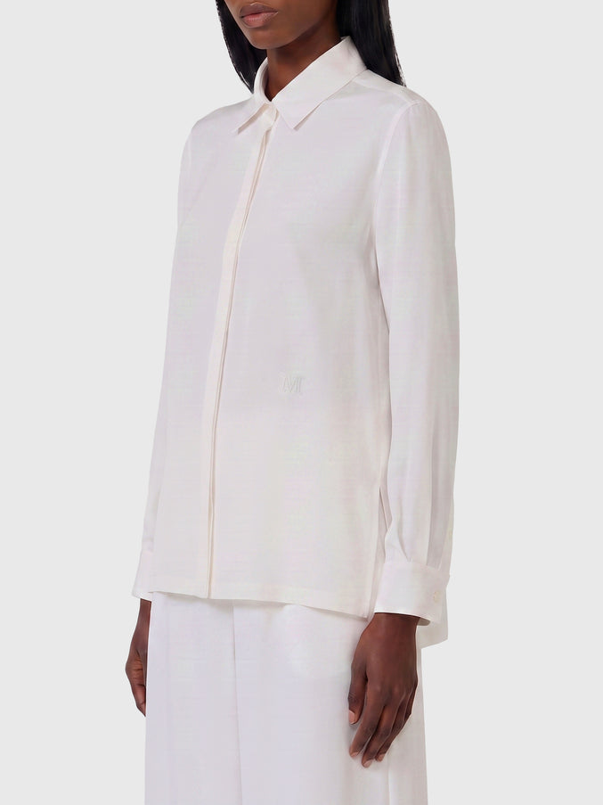 Max Mara Geranium Silk Shirt