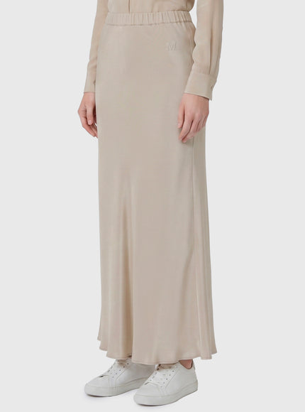 Max Mara Long Sospiro Silk Skirt