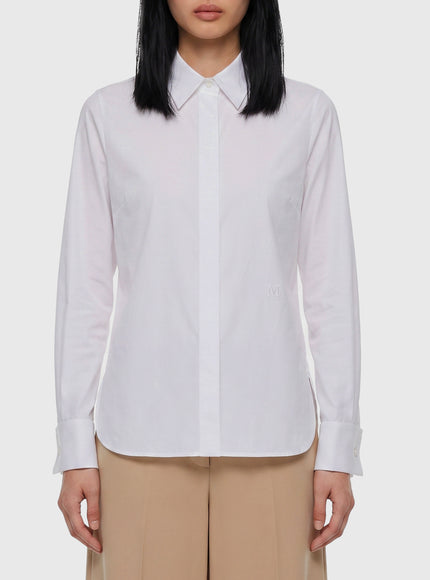 Max Mara Knut Cotton Shirt White