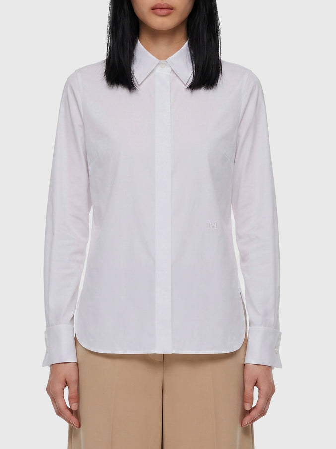 Max Mara Knut Cotton Shirt White