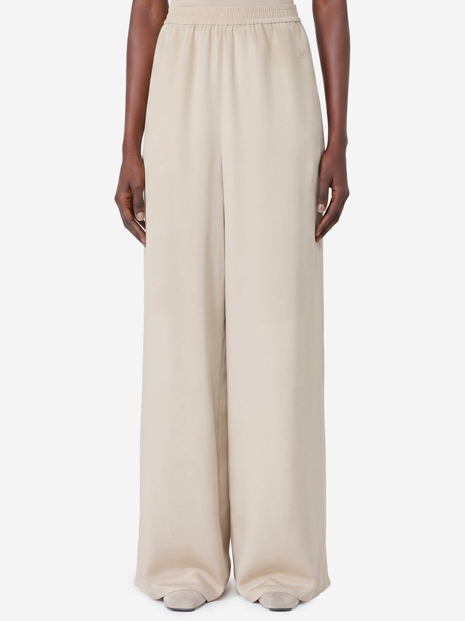 Max Mara Heavy Silk Volonta Trousers Grey
