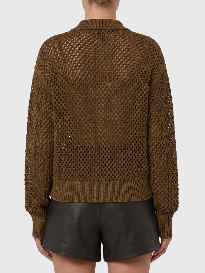 Max Mara Film Cotton Cord Cardigan