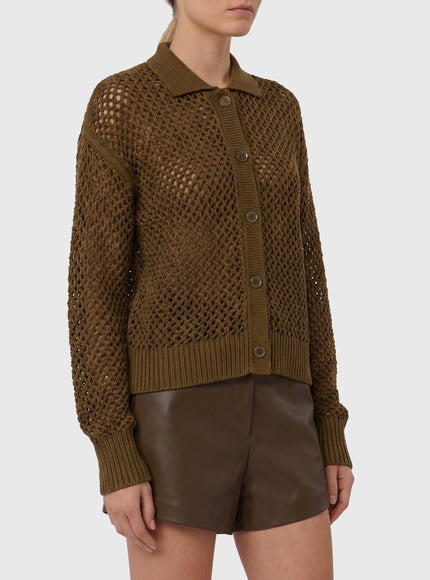 Max Mara Film Cotton Cord Cardigan