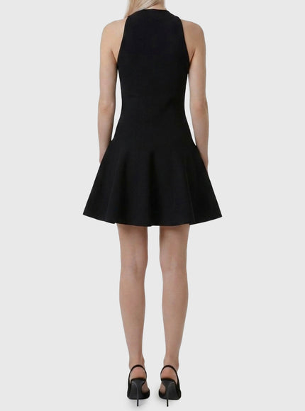 Alaia Cross-front Knit Mini Dress