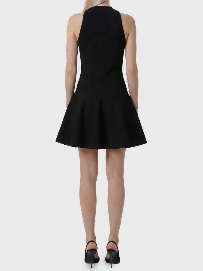 Alaia Cross-front Knit Mini Dress