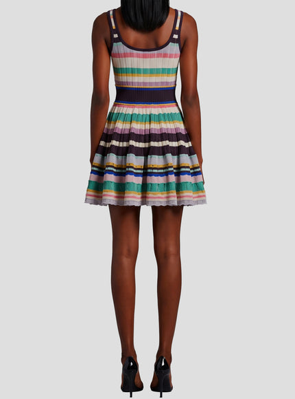 Alaia Multicolour Crinoline Mini Dress