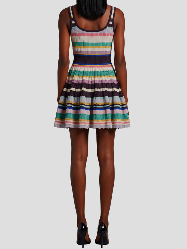 Alaia Multicolour Crinoline Mini Dress