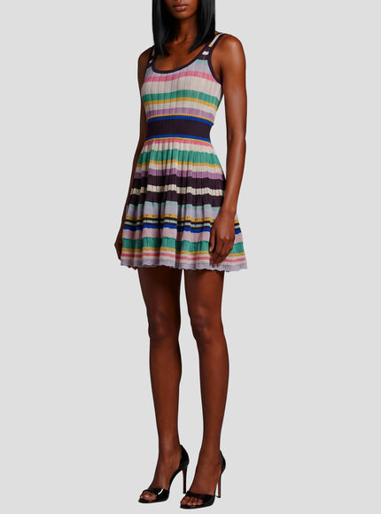 Alaia Multicolour Crinoline Mini Dress