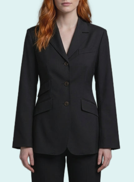 Max Mara Patio Wool Jacket Black