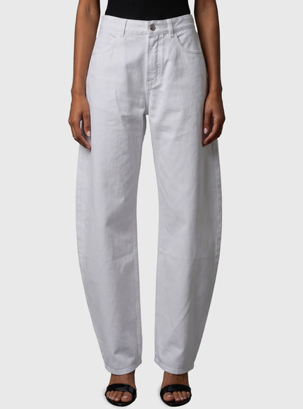 Alaia Rodeo Denim Trousers White