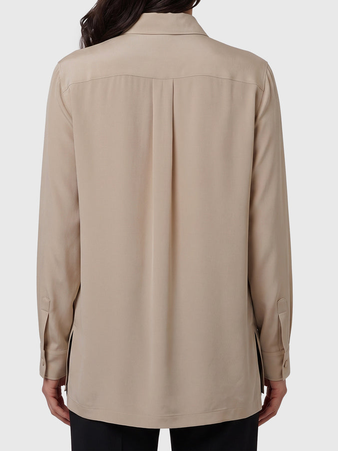 Max Mara Geranium Silk Shirt