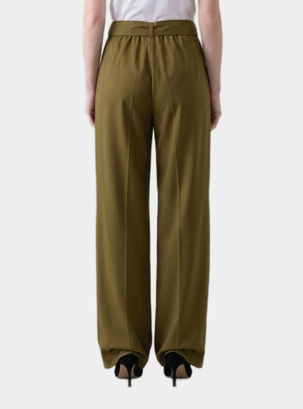Max Mara Editto Wool Trousers With Belt