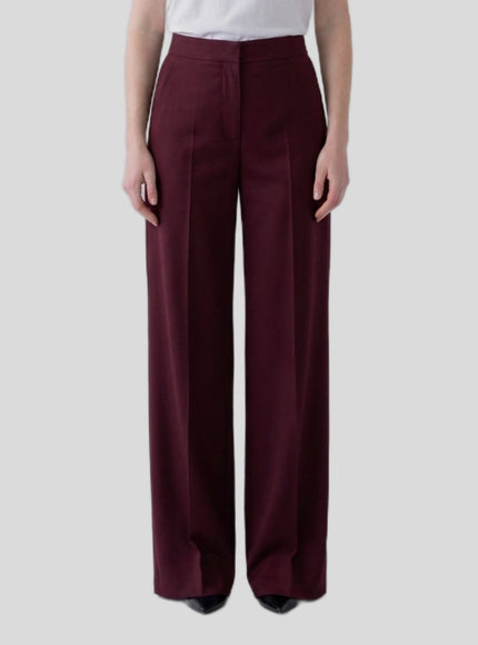 Max Mara Extra Mosto Scuro Trousers Bordeaux