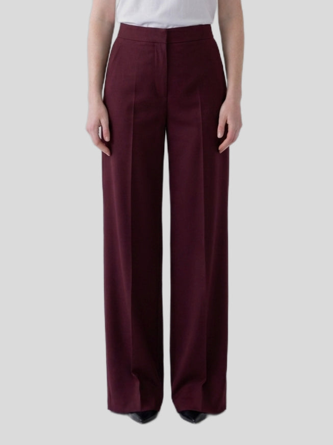 Max Mara Extra Mosto Scuro Trousers Bordeaux