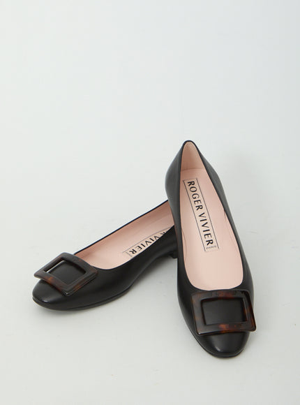 Roger Vivier Roundy Turtle Gommette Ballerinas