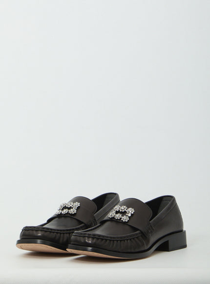 Roger Vivier Viv' Rangers Leather Loafers